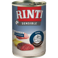 Produktbild von Rinti Sensible Hundefutter Ross Hühnerleber Kartoffel Hypoallergen 6x400g - 6 x 400 g