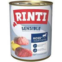 Produktbild von Rinti Sensible Hundefutter Ross Hühnerleber und Kartoffel Hypoallergen 6x800g