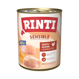 Produktbild von Rinti Sensible Hundeweiche Huhn & Karotte Hypoallergen Monoprotein 6x800g