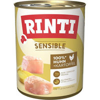 Produktbild von Rinti Sensible Hundeweiche Huhn & Kartoffel Hypoallergen Monoprotein 6x800g