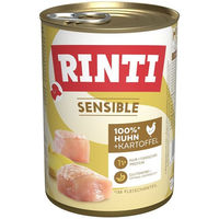 Produktbild von Rinti Sensible Hundeweiche Huhn und Kartoffel Glutenfrei 24x400g