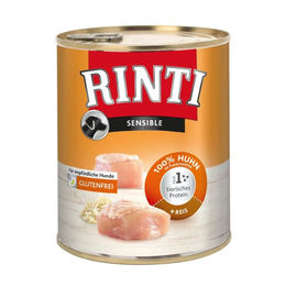 Produktbild von Rinti Sensible Hundeweiche Huhn und Reis Hypoallergen Monoprotein 12 x 800 g - 12 x 800 g