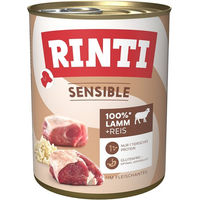 Produktbild von Rinti Sensible Hundeweiche Lamm & Reis Hypoallergen 12x800g