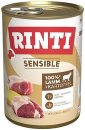 Produktbild von Rinti Sensible Hundeweiche Lamm und Kartoffel getreidefrei 24x400g