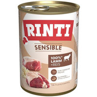 Produktbild von Rinti Sensible Hundeweiche Lamm und Reis 12x400g