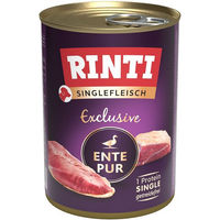 Produktbild von Rinti Singlefleisch Ente Pur Monoprotein Hund Stückchen in Sauce 12x400g