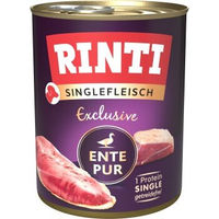 Produktbild von Rinti Singlefleisch Exclusive Ente pur Hund Getreidefrei Hypoallergen Monoprotein 6x800 g
