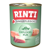 Produktbild von Rinti Singlefleisch Exclusive Geflügel Ente und Huhn getreidefrei monoprotein 12x800g