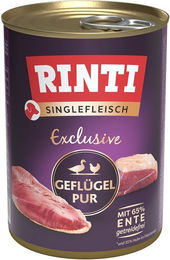Rinti Singlefleisch Exclusive Geflügel Monoprotein Getreidefrei Hund Adult 6 x 400 g - 12 x 400 g – Bild 1 von 7