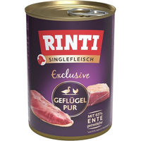 Produktbild von Rinti Singlefleisch Exclusive Geflügel Monoprotein Getreidefrei Hund Adult 6 x 400 g - 12 x 400 g
