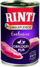 Produktbild von Rinti Singlefleisch Exclusive Geflügel Pur Hundefutter Getreidefrei Monoprotein Sensitive 1kg