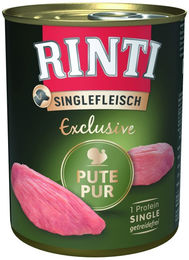 Rinti Singlefleisch Exclusive Hundefutter Adult Pute getreidefrei monoprotein 6 x 800 g - 6 x 800 g – Bild 1 von 7