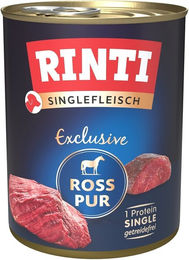 Rinti Singlefleisch Exclusive Pferd Monoprotein Getreidefrei Adult 6 x 800 g - 6 x 800 g – Bild 1 von 7