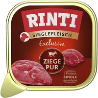 Produktbild von Rinti Singlefleisch Exclusive Ziege Monoprotein Hundennahrung 10 x 150 g - 10 x 150 g
