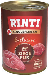 Produktbild von Rinti Singlefleisch Exclusive Ziege pur Monoprotein Hund 12x400g