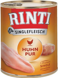 Rinti Singlefleisch Huhn Pur Monoprotein Getreidefrei Hund Adult 12 x 400 g - 12 x 400 g – Bild 1 von 7