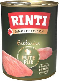 Produktbild von Rinti Singlefleisch Hund Pute pur Stückchen 24x800 g - 24 x 800 g