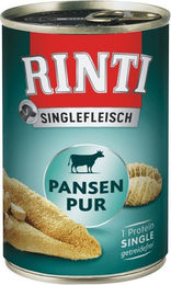 Rinti Singlefleisch Hundefutter Pansen Pur Adult getreidefrei Monoprotein 6 x 800 g - 6 x 800 g – Bild 1 von 7