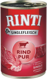 Rinti Singlefleisch Hundefutter Rind Pur Adult getreidefrei monoprotein 6 x 800 g - 6 x 800 g – Bild 1 von 7
