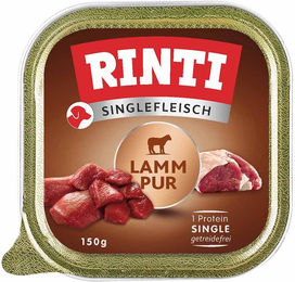 Produktbild von Rinti Singlefleisch Lamm Pur Hundefutter getreidefrei monoprotein 10x150g