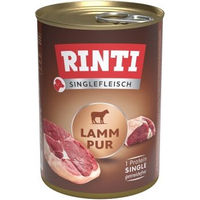 Produktbild von Rinti Singlefleisch Lamm pur Hundeweiche Stückchen getreidefrei und hypoallergen 12x400 g - 12 x 400 g