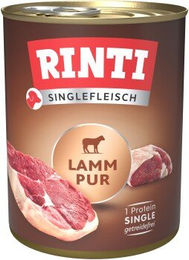 Produktbild von Rinti Singlefleisch Lamm pur Hundeweiche Stückchen getreidefrei und hypoallergen 6x800 g - 6 x 800 g