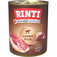 Produktbild von Rinti Singlefleisch Lamm pur Hundeweiche Stückchen getreidefrei und hypoallergen 6x800 g - 6 x 800 g