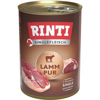 Produktbild von Rinti Singlefleisch Lamm pur Monoprotein Hund ohne Konservierungsstoffe 24x400g