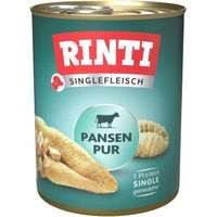 Produktbild von Rinti Singlefleisch Pansen pur Rind Hund Getreidefrei Hypoallergen Monoprotein 24x800 g - 24 x 800 g