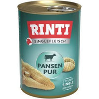 Produktbild von Rinti Singlefleisch Pansen pur Rind Hund Getreidefrei Hypoallergen Monoprotein Stückchen 12x400 g - 12 x 400 g