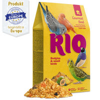 Produktbild von RIO Gourmetfutter für Wellensittiche und Kanarienvögel mit Insekten und Garnelen 250 g