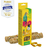 Produktbild von Rio Knabberstangen für Wellensittiche und exotische Vögel mit tropischen Früchten ohne tierisches Protein 2x40 g