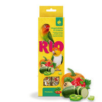 Produktbild von RIO Knabberstangen mit Gemüse und Kräutern für Großsittiche und Papageien 2x 75 g ohne tierisches Protein