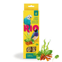 Produktbild von RIO Knabberstangen Supergreens und Algen für Wellensittiche und exotische Vögel 2x 40 g