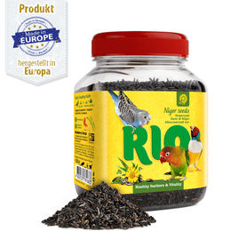 RIO Negersaat Vogelleckerli Snack für Gefieder Haut und Fell 250 g – Bild 1 von 4