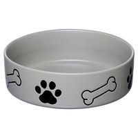 Produktbild von Ritzenhoff & Breker Mika Dog Futternapf für Hunde aus Keramik Grau