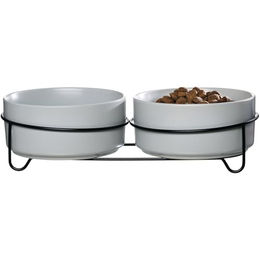 Ritzenhoff & Breker Napfset Taro 3-teilig aus Keramik grau für Hunde und Katzen – Bild 1 von 7