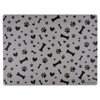 Produktbild von Ritzenhoff & Breker Napfunterlage Mika Dog Grau Kunststoff 60 x 40 cm