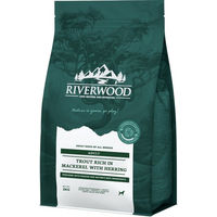Produktbild von Riverwood Adult Hundefutter Forelle Makrele und Hering getreidefrei glutenfrei hypoallergen 2 kg
