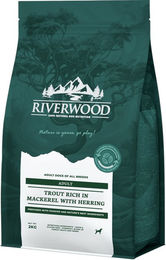 Riverwood Adult Hundefutter Forelle Makrele und Hering getreidefrei und glutenfrei 12 kg – Bild 1 von 2