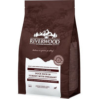 Produktbild von Riverwood Adult Hundefutter für große Rassen Ente Pute Fasan getreidefrei hypoallergen 12 kg