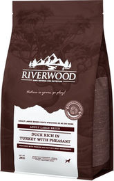 Riverwood Adult Hundefutter für große Rassen Ente Pute Fasan getreidefrei hypoallergen 2 kg – Bild 1 von 2