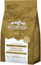 Riverwood Adult Hundefutter Hirsch Lamm Kaninchen Getreidefrei zur Gewichtskontrolle 12 kg – Bild 1 von 2