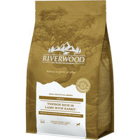 Produktbild von Riverwood Adult Hundefutter Hirsch Lamm Kaninchen Getreidefrei zur Gewichtskontrolle 2 kg