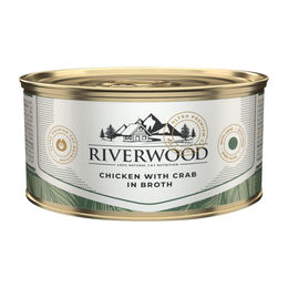 Riverwood Caviar Katzen Nassfutter Huhn mit Krabbe in Brühe 24 x 85 g – Bild 1 von 1