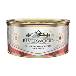 Riverwood Caviar Katzen Nassfutter Huhn mit Leber in Brühe 24 x 85 g – Bild 1 von 1