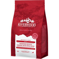 Produktbild von Riverwood Hundefutter Adult Rentier Hirsch und Wildschwein 2kg