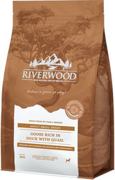 Riverwood Hundefutter für kleine Rassen Adult Gans Ente und Wachtel getreidefrei und glutenfrei 6 kg – Bild 1 von 2