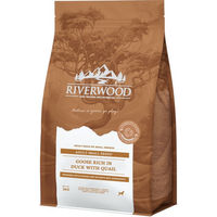 Produktbild von Riverwood Hundefutter für kleine Rassen Adult Gans Ente und Wachtel getreidefrei und glutenfrei 6 kg