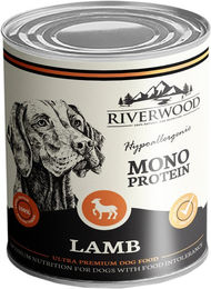 Riverwood Mono Protein Hirsch Hundefutter Adult Stückchen in Sauce Hypoallergen 6 x 400 g – Bild 1 von 2